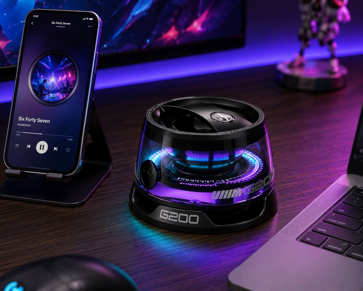 Mini Bocina Magnética G200 | RGB pro 🔊