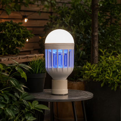 Bombilla LED Anti Mosquitos Recargable