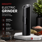 Molinillo Eléctrico Gravity Grinder para Sal y Pimienta – Elegancia y Precisión